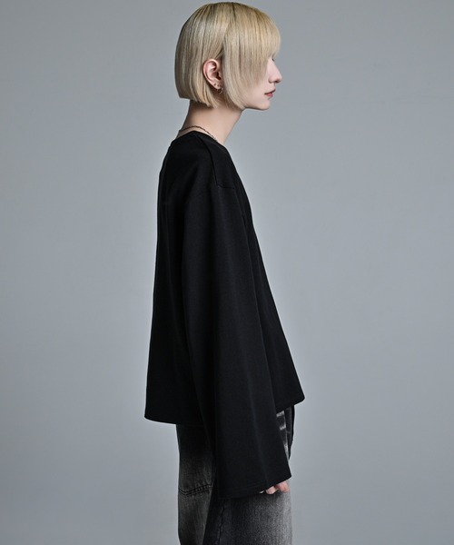 ADRER（アドラー） ヘンリーネック tシャツ Short Length Hook long-T