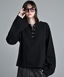 ヘンリーネック tシャツ Short Leng...の詳細画像5
