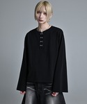 ヘンリーネック tシャツ Short Leng...の詳細画像1