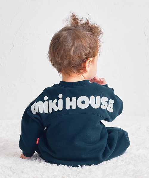MIKI HOUSE（ミキハウス） ベビー服 ロンパース 「WEB限定」バックロゴ