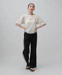 パンツ セミフレアレースラインパンツ 1017...の詳細画像4