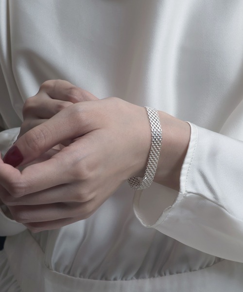YArKA ブレスレット 「YArKA/ヤーカ」flat mesh silky band chain