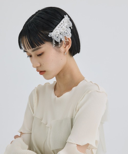 ヘアアクセサリー tanakadaisuke  bijou barrette tanakadaisuke（タナカダイスケ） ヘアクリップ 「tanakadaisuke