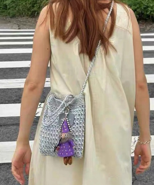 ハンドバッグ 2WAYメッシュ編み込みミニバッグ : ZOZOTOWN Yahoo!店 
