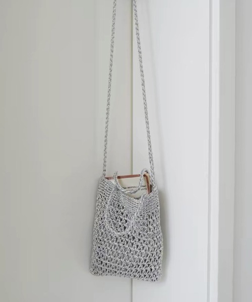 ハンドバッグ 2WAYメッシュ編み込みミニバッグ : ZOZOTOWN Yahoo!店 