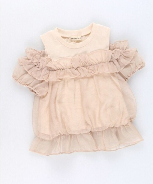 「branshes」 「KIDS」半袖カットソー 130 ブラック キッズ_画像2