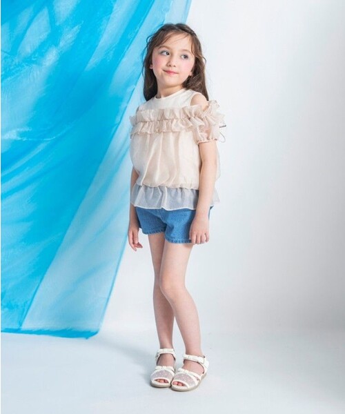 「branshes」 「KIDS」半袖カットソー 130 ブラック キッズ_画像3