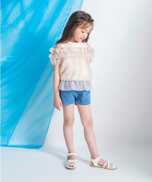 「branshes」 「KIDS」半袖カットソー 130 ブラック キッズ_画像4