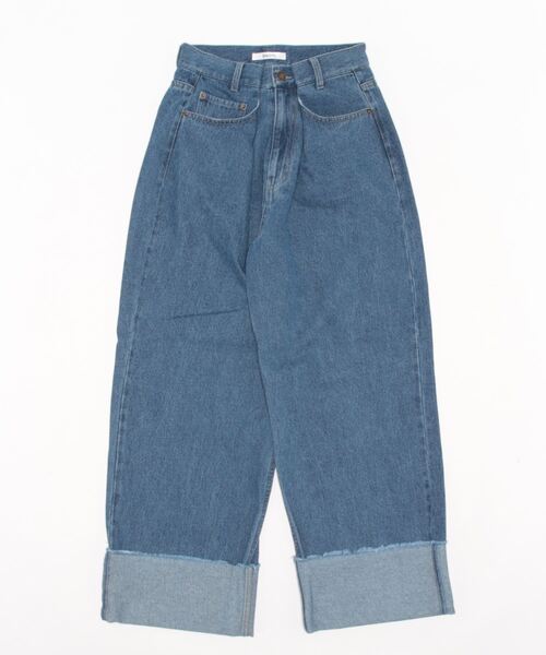「SNIDEL」 デニムパンツ 0 ブルー レディース_画像2