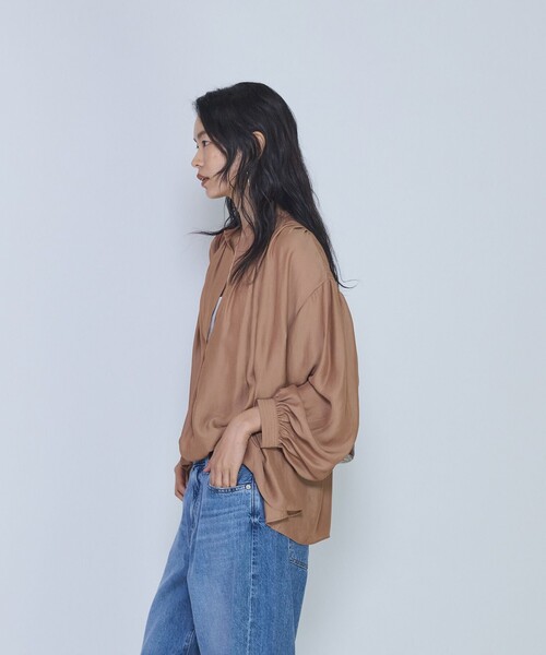1er Arrondissement ブラウス シャツ ギャザースキッパーブラウス 