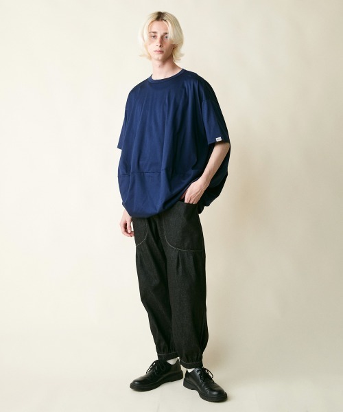 「rehacer」 デニムパンツ MEDIUM インディゴブルー メンズ_画像2