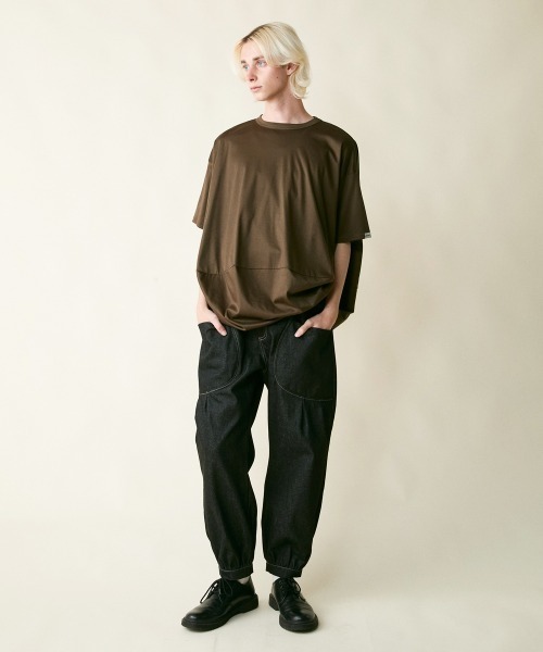 「rehacer」 デニムパンツ MEDIUM インディゴブルー メンズ_画像3