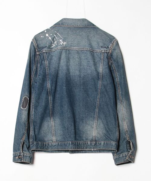 「NUMBER (N)INE DENIM」 デニムジャケット MEDIUM インディゴブルー メンズ_画像2