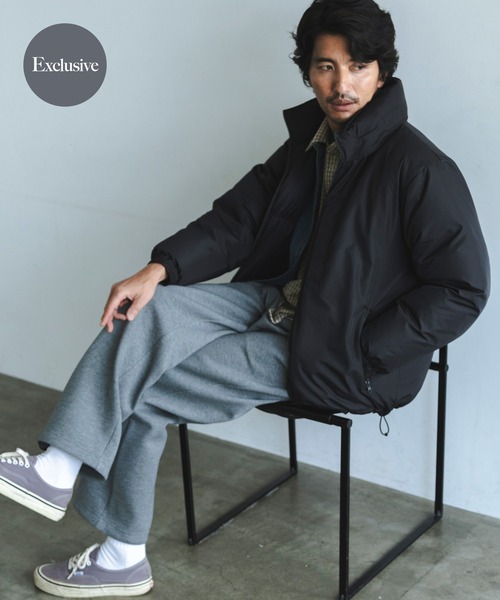 BREATH ダウンジャケット ダウン TRANSFER LEATHER DOWN メンズ