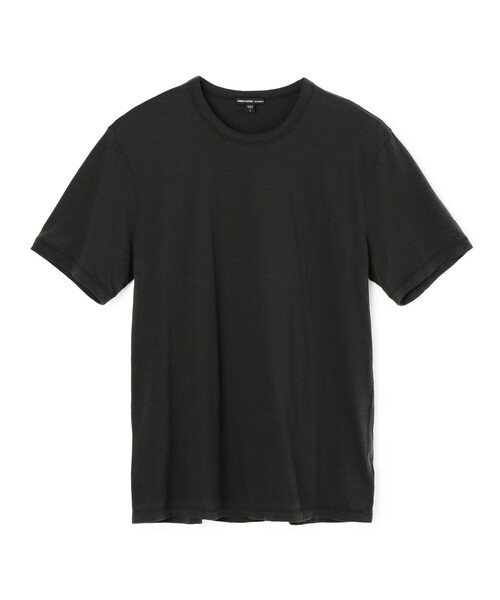 Tシャツ・カットソー JAMES PERSE Men T Shirts MELJ3199 BLK Black JAMES PERSE tシャツ リュクス ジャージークルーネックTシャツ