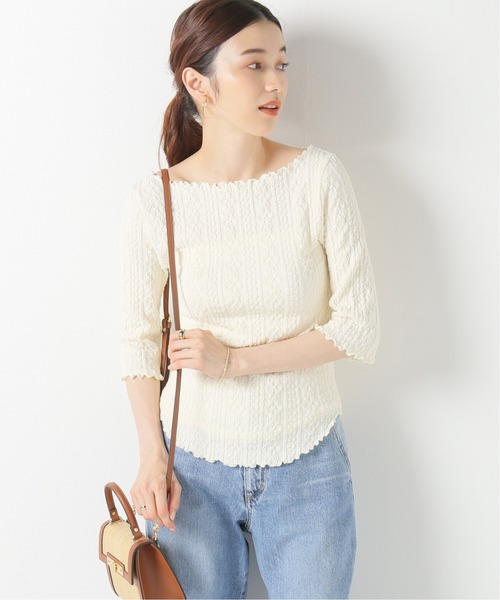 IENA（イエナ） tシャツ Tシャツ seseケーブルプルオーバー