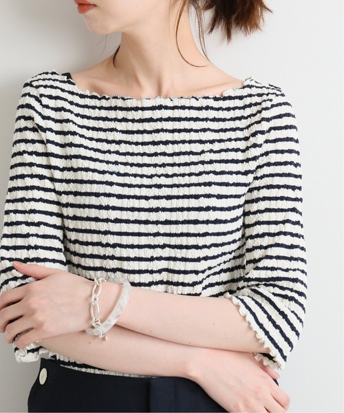 【美品】IENA 春夏にピッタリ♪ seseケーブルプルオーバー カットソー IENA - 【美品】IENA 春夏にピッタリ♪ seseケーブルプルオーバー