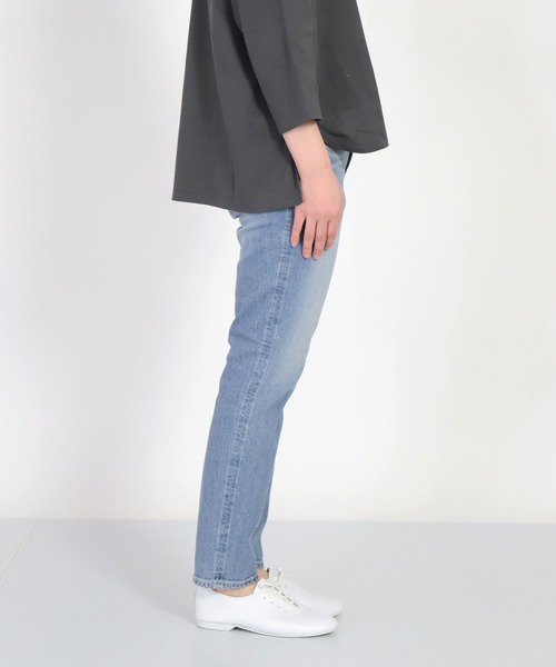 ジーンズ デニム デニムパンツ 「D.M.G. / ディーエムジー」 11ozストレッチ アンクルデニム レディースの画像