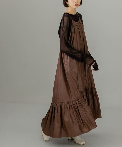 KBF（ケービーエフ） ワンピース ティアードキャミワンピース