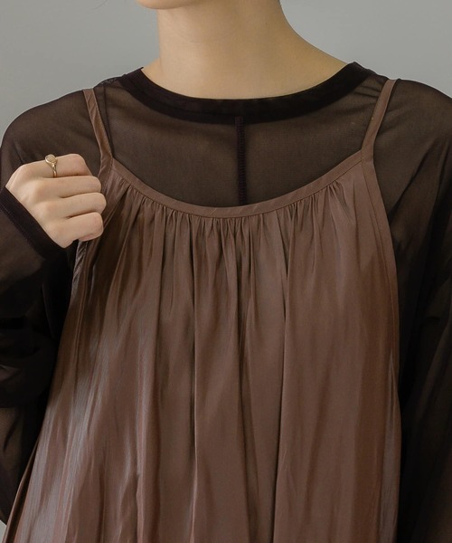 KBF（ケービーエフ） ワンピース ティアードキャミワンピース