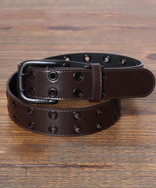 Levi's（リーバイス） ベルト 太め40mm ダブルピン ハトメ ベルト