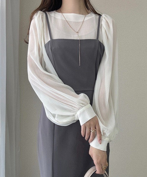 Ada. ワンピース 美シルエットでキマる。 ロング スリット