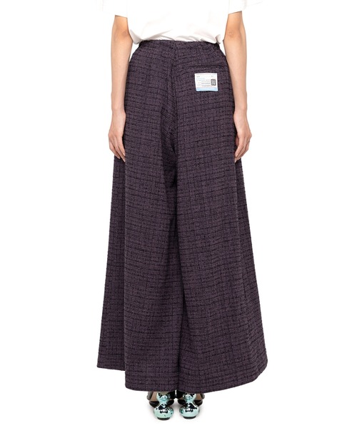 未使用タグ付♡Maison MIHARA YASUHIRO チェックフレアパンツ MAISON MIHARA YASUHIRO パンツ Bouclet Check Wide Pants