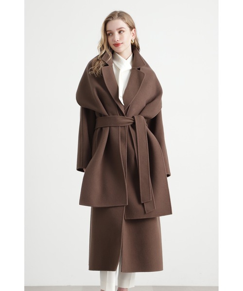 ✩新品✩⃛ピンキーアンドダイアン バックベルト配色コート