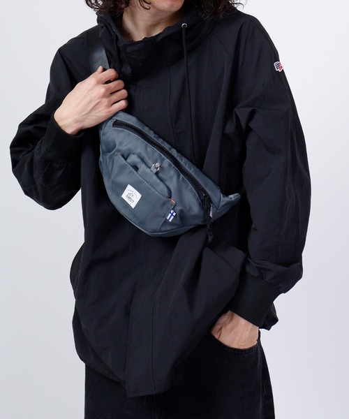 KAKSI（カクシ） ウエストポーチ ミニウォレット付ボディバッグ メンズ