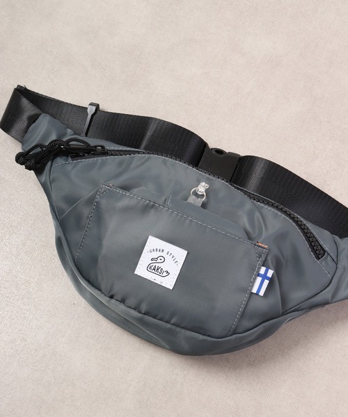 KAKSI（カクシ） ウエストポーチ ミニウォレット付ボディバッグ メンズ