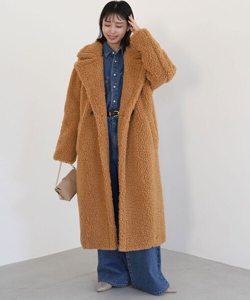 アウター 「UGG/アグ」 LONG TEDDY コート