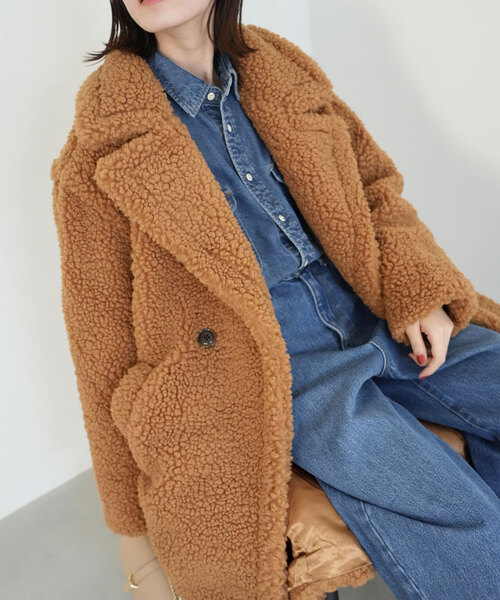 爆買い】 アウター 「UGG/アグ」 LONG TEDDY コート