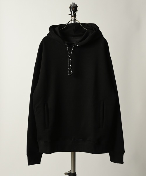 MMMM パーカー MMMM/ダンボールポンチルーズシルエットプルオーバー