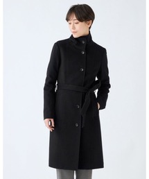 美品✨ユナイテッドアローズ購入ウール カシミヤ混 ブラックチェスターコート48 美品✨ユナイテッドアローズ購入ウール カシミヤ混 ブラック