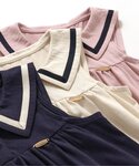 ワンピース セーラーカラーワンピース キッズ ...の詳細画像5