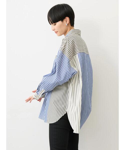 AMERICAN HOLIC シャツ ブラウス 切替マルチBIGシャツ