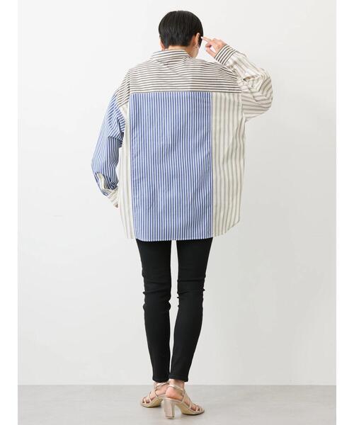 AMERICAN HOLIC シャツ ブラウス 切替マルチBIGシャツ