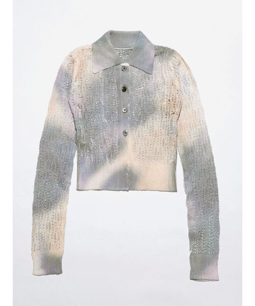 VEQUM ニット セーター 「VEQUM」OPEN WORK KNIT SHIRT
