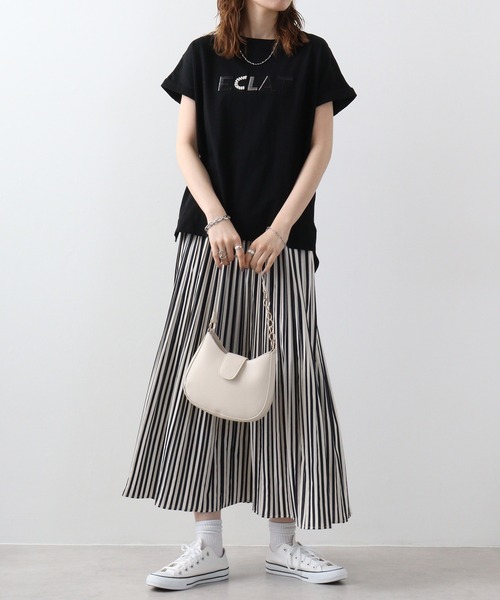 tシャツ Anna Nicola ロゴ刺繍カットソーＰＯ レディース Anna Nicola tシャツ ロゴ刺繍カットソーPO レディース