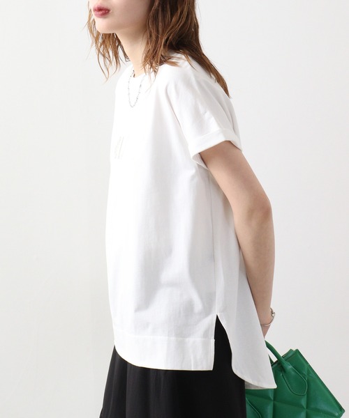 tシャツ Anna Nicola ロゴ刺繍カットソーＰＯ レディース Anna Nicola tシャツ ロゴ刺繍カットソーPO レディース