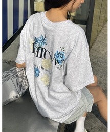 ROMANTIC CROWNのFLOWER RIBBON SWEAT SHIRT 全3色 ROMANTIC CROWNのFLOWER RIBBON SWEAT SHIRT 全3色 (ROMANTIC