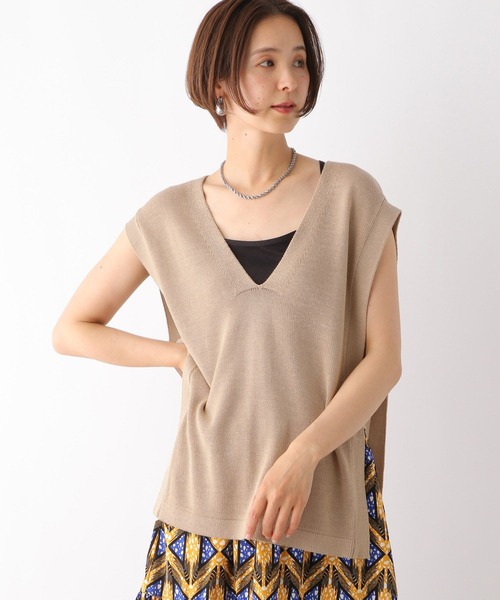 LEPSIM｜7ゲージペーパーヤーンベスト | Rakuten Fashion(楽天