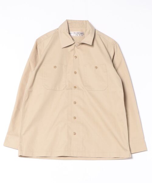ブラウス シャツ 「HOUSTON」TC TWILL WORK SHIRT レディース メンズ HOUSTON ブラウス シャツ 「HOUSTON」TC TWILL WORK SHIRT