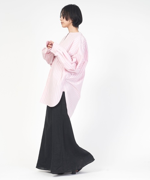 moon 5/10 S Fuzzykon サテンオーバーシャツ紫 trim_fce_item65b5d9234274c.jpg