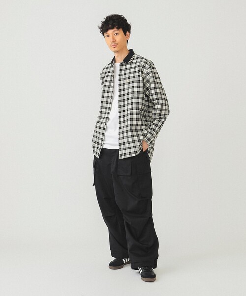 シャツ FRED PERRY 別注 リブカラー シャツ メンズ シャツ、カジュアル