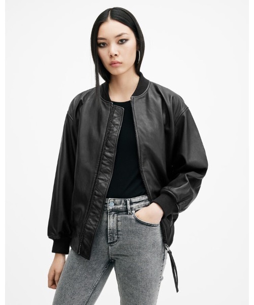 エンダーマン　ALL SAINTS　スエードボンバージャケット ボンバージャケット（スエード） | Saint Laurent サンローラン