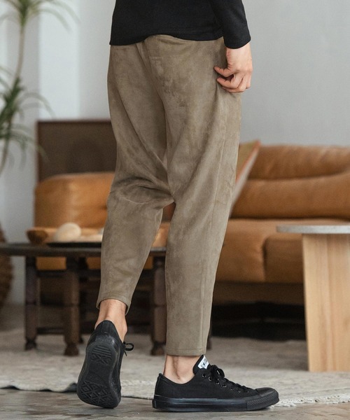 CAMBIO（カンビオ） パンツ mp12681- Fake Suede Pants フェイク