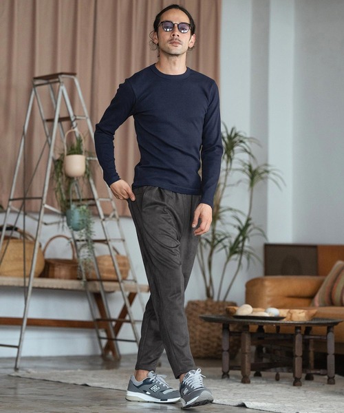 CAMBIO（カンビオ） パンツ mp12681- Fake Suede Pants フェイク