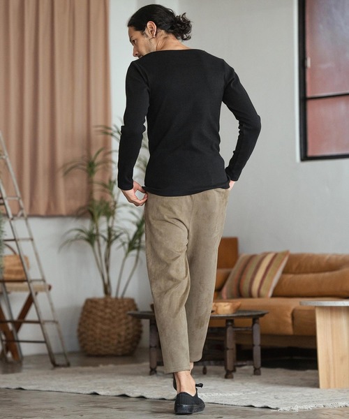 CAMBIO（カンビオ） パンツ mp12681- Fake Suede Pants フェイク