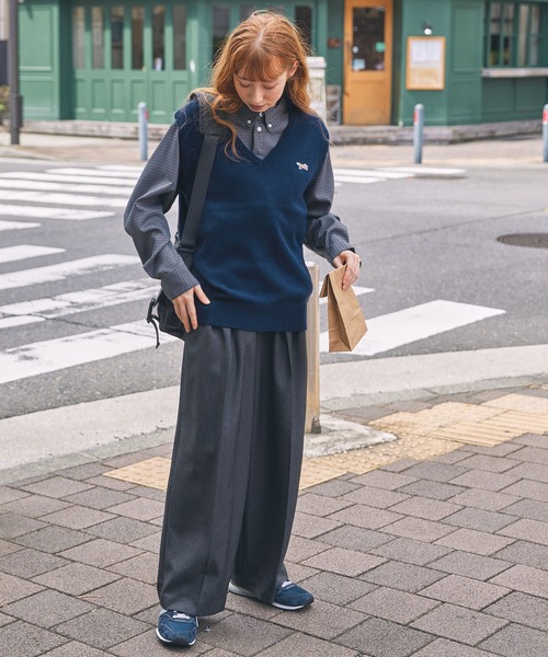 PENNEYS ベスト ジレ PENNEYS/ペニーズ 別注 THE FOX ロゴワッペン刺繍